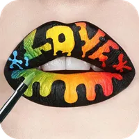 Lip Art Lipstick: Makeup games icon