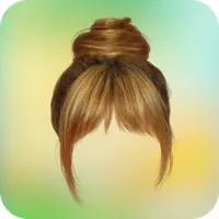 Woman hairstyle photoeditor icon