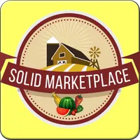 Solid Marketplace - Fruits and icon