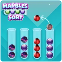 Ball sort puzzle: marble color icon