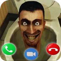 skibidi toilet fake call icon