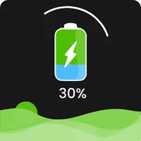 3D Battery charging animation icon