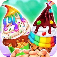 Cone Ice Cream Making Game: Fu icon