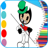 Coloring Bendy Game book icon