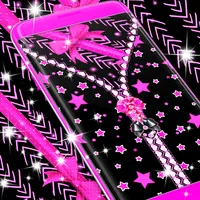 Locker black and pink icon