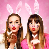 Cute Rabbit Face icon