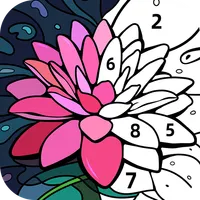 Coloring - color by number icon