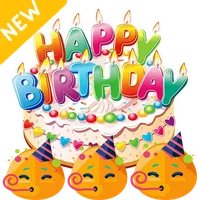 Happy Birthday Stickers - WASt icon