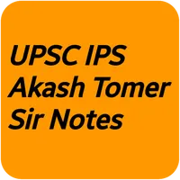 UPSC IPS Akash Tomer sir Notes icon