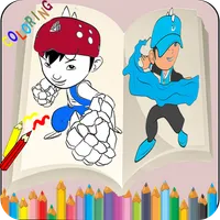 Boboi boy Coloring Book icon