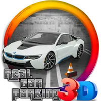 Real car parking 3D icon