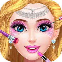 Princess dress up and makeover icon