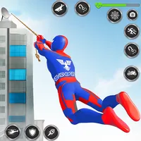 Spider Fighting Rope Hero Game icon