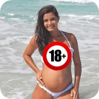 Sexy bikini girls icon