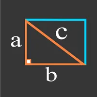 Pythagorean theorem calculator icon