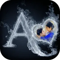 Smoke Text Photo Frames icon