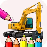 Excavator Coloring Game icon