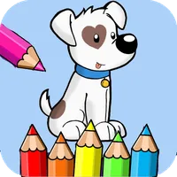 puppy dog coloring - games icon