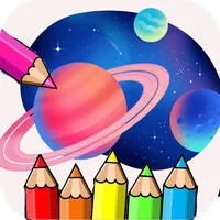 color planet space icon