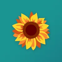 Brun og blid solpass icon