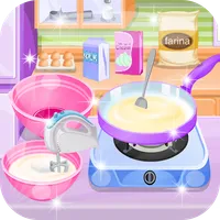 chocolate ice cream maker game icon