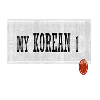 Learn Korean 1 icon