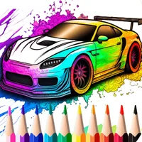 Racing Cars Coloring icon