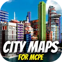 City maps for MCPE. Modern cit icon