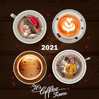 Coffee Cup Dual Photo Frame icon