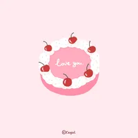 카카오톡 테마 - 체리 케이크 icon