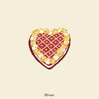 카카오톡 테마 - 하트 케이크 icon