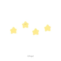 카카오톡 테마 - 심플 미니 별_화이트 icon