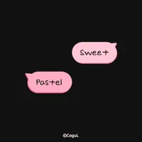 카카오톡 테마 - 달콤 파스텔_블랙핑크 icon