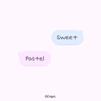 카카오톡 테마 - 달콤 파스텔_코튼캔디 icon