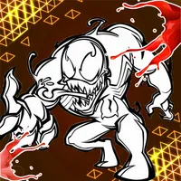 Superhero Venom coloring book icon