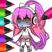 Gacha Life Coloring book icon