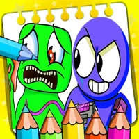 Garten of Rainbow coloring icon