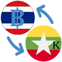 Thai baht to Myanmar kyat icon