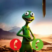 call simulator green alien. icon