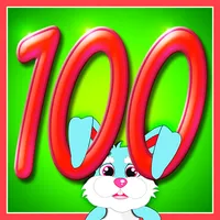 kids math count to 100 icon