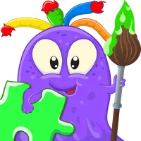 Coloring Pages and Puzzles Kid icon