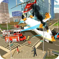Airplane Fire Fighter  Ambulan icon
