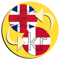 Danish krone Pound Sterling icon