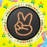 Rock-paper-scissors medal game icon