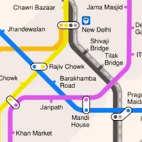 Delhi Metro Map (dmrc) 2023 icon