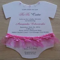 Baby Shower Invitation Card De icon