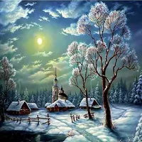 Snow Night Live Wallpapers icon
