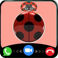 Lady Bug Fake Video  Call Simu icon