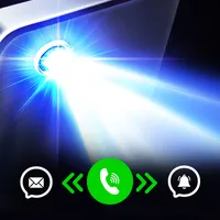 Flash alerts on call and sms icon