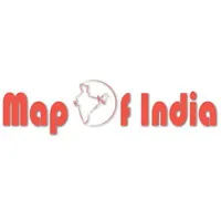 Map of India - States and Rive icon